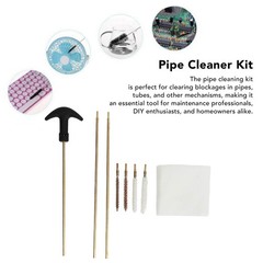 Threaded Brass Cleaning Rod Kit For 0.177in 0.22in Pipe Dust Cleaning Premium