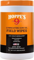 Large Lubricating Gun Oil Field Wipes – 60 Thick Cloth Towelettes for Firearms