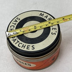 2 Marble’s Satchi Patches Jars Paper Label Marble Arms Corp Gladstone Michigan