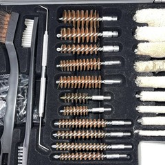 Winchester gun cleaning kit in briefcase style carrier 62 piece USED