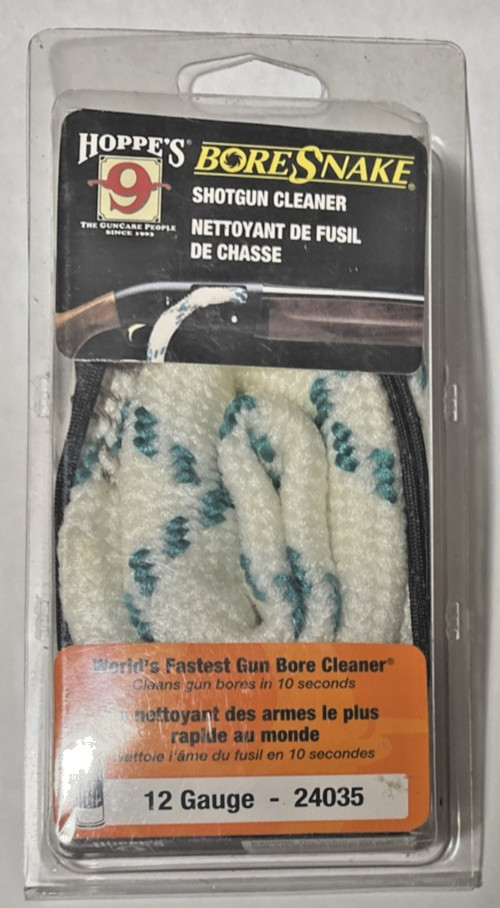 Hoppe’s 9 – BoreSnake Gun Bore Cleaner for 12 Gauge Shotgun – 24035 NEW