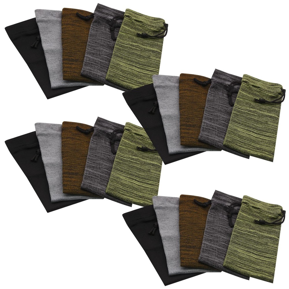 RUBY.Q 20pcs Handgun Socks, 16in Silicone Treated Knit Gun Socks, Breathable …