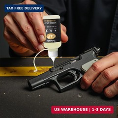 Gun Oil 2 oz & 1 oz Needle Oiler Gun Lubricant, Multi-Purpose Gun Oil and Cleane