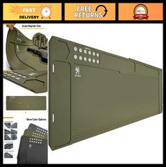 Extra Large Gun Cleaning Mat 48″x16″ – Magnetic, Anti-Slip, Oil Resistant Repair