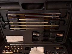 iunio Gun Cleaning Kit Universal Gun Cleaning All Caliber with Mat and Carryi…