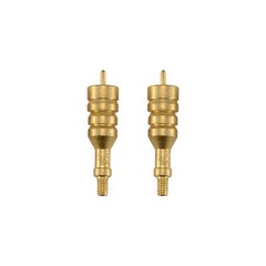 2Pcs/Lots .50 Caliber Solid Brass Spear Pointed Jag Gun Clean Accessories Brass