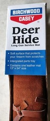 Birchwood Casey Long Gun Cleaning Service Mat 100% Deerskin 13×54 Rifle
