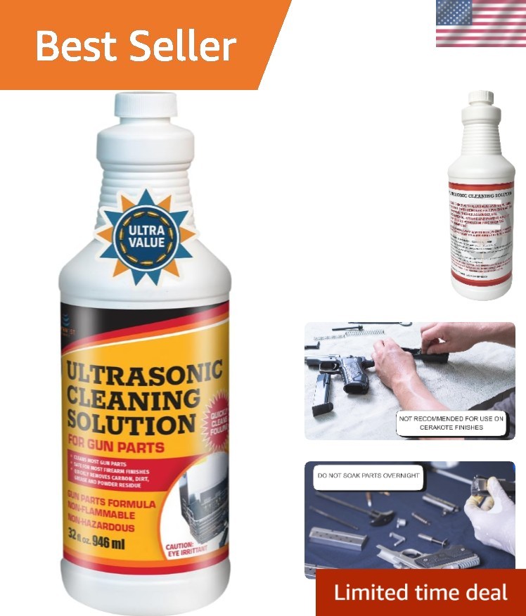 Northwest Ultrasonic Gun Cleaner Solution, 32oz – Ultimate Firearm Cleaning Aid