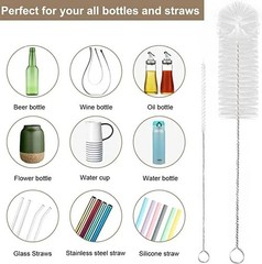 Nylon Cleaning Brush Set Multi Purpose Straw Gun Machine Spray Tool Kit