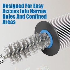 Alloy Steel and Nylon Wire Brush Set – 38-Piece Assortment for Auto and Home Use