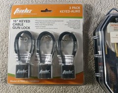 Otis Patriot Series Pistol Cleaning Kit 9mm with 6 Cable Gun Locks Free Shipping