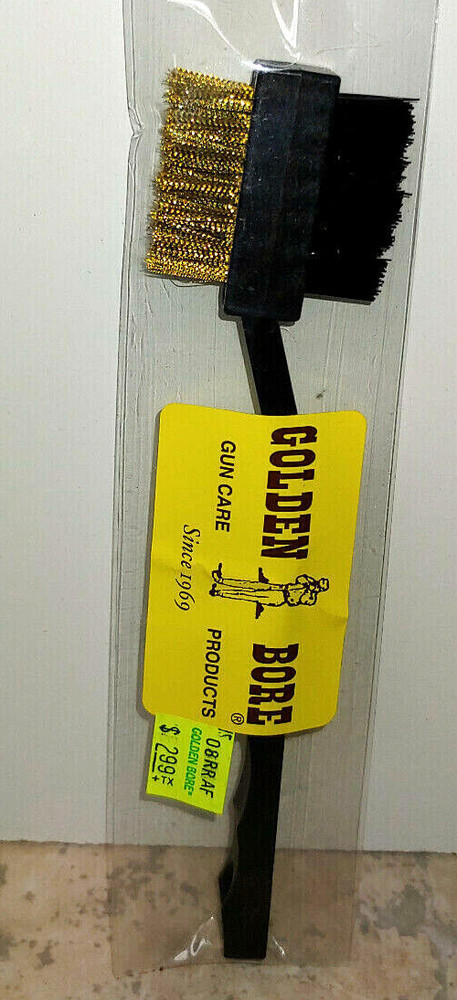 GOLDEN BORE’s DBL HEAD Nylon/Bronze Detail Cleaning Brush @ Below Dealer Costs