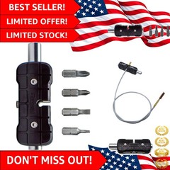 Essential T-Tool: Multi-Function Bit Driver with Included Storage for Bits