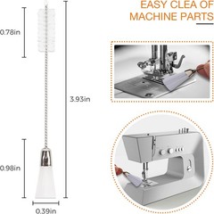 1Oz Fine Light Sewing Machine Oil and Lubricant with Oil Applicator & Dual-Ended