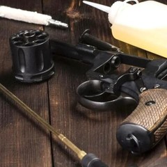 Kit de limpieza de pistola de 9mm cepillo de calibre de pistola manual de tamaño