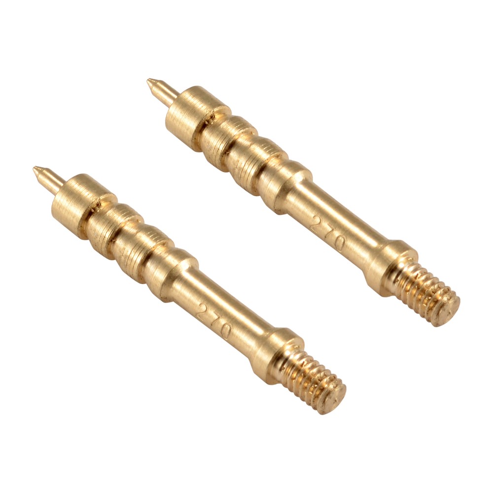 2Pcs/Lots .270 Caliber Solid Brass Spear Pointed Jag Gun Clean Accessories Brass