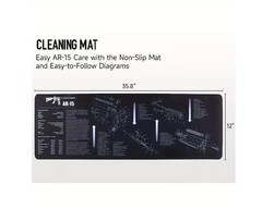 Gun Rifle Cleaning Kit with Large Cleaning Mat Set– .223 / 5.56 Maintenance