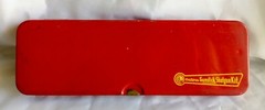 Vintage Red Metal Box OUTERS GUNSLICK RIFLE CLEANING KIT ~ Tin Only ~ No. 477  