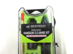 BREAKTHROUGH TECHNOLOGIES VISION SERIES HANDGUN CLEANING KIT 9mm-.45 cal SEALED
