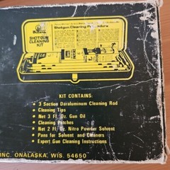 Vintage Gunsmith Cleaning Kit & All-Gauge Cleaning Rod Outers Gunslick Case Box
