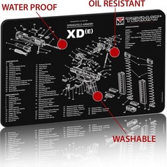 11″ x 17″ – 1/8″ Thick Oil Resistant Non-Slip Waterproof Scratchproof Washabl…