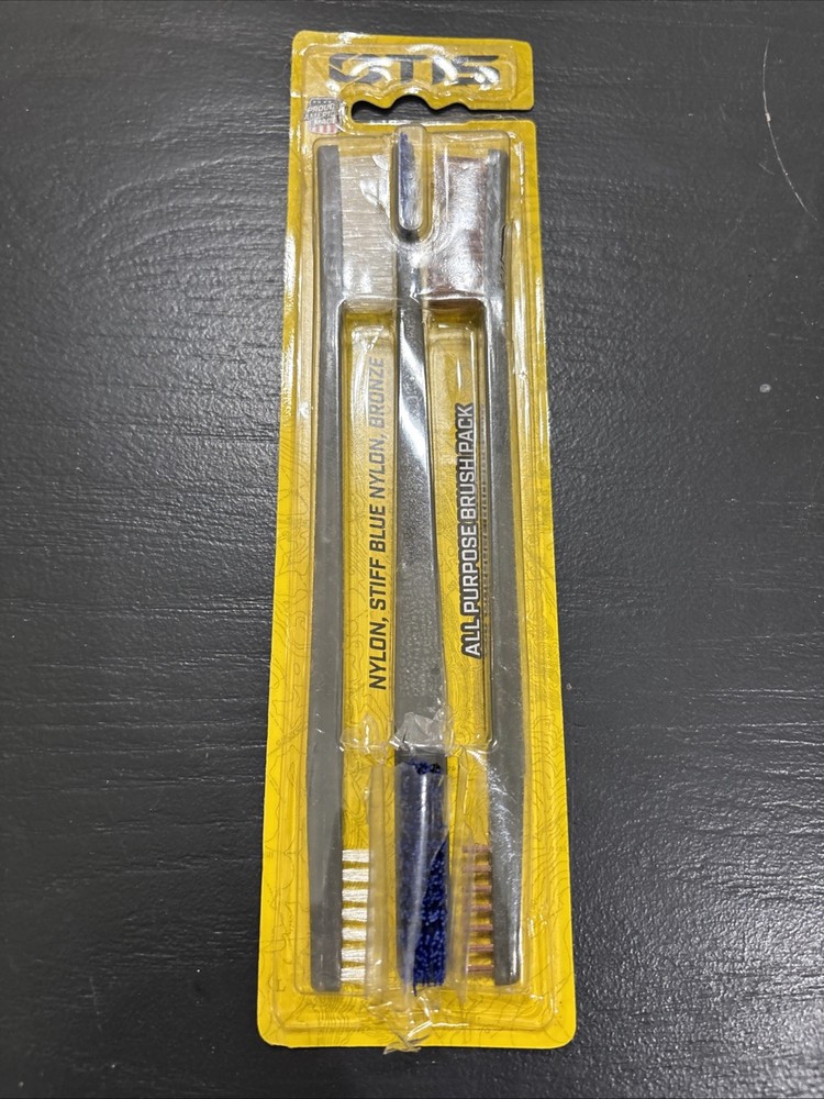 Otis All Purpose Brushes Nylon/Blue Nylon/Bronze 3 pk.