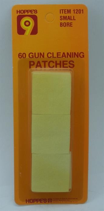 Hoppes 1201 Gun Cleaning Patches .22 To .270 Caliber