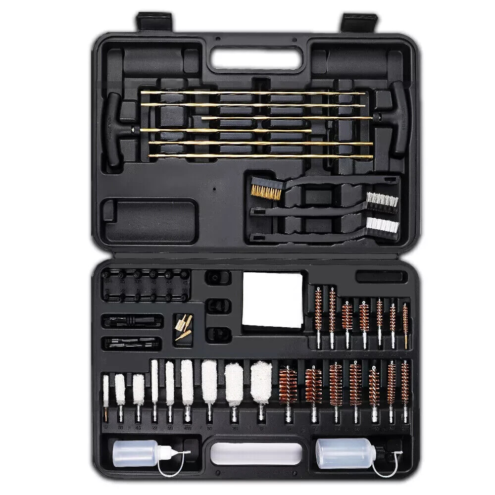 Universal Gun Cleaning Kit for Rifle Pistol Shotgun Muzzleloader for any Caliber