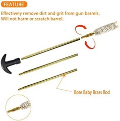 .50 Cal Bore Mop Cleaning Brushes (5 Pieces)