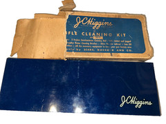 NIB vintage J.C. Higgins gun cleaning kit, sold originally by Sears, Roebuck