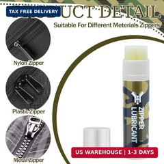 Hunting Zipper Wax Sticks Portable Snap Lubricant Sticks Camouflage Snap Stick Z