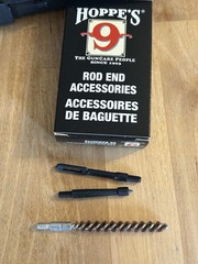 HOPPE’S 9 GUN CLEANING KIT 2007 Black Case 3 Rods Patches Solutions 3 Tips