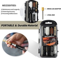 ZOHAN Gun Cleaning Kit for 12 Gauge – 13-in-1 Shotgun Cleaning Kit with Reinforc