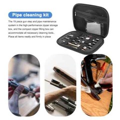 For Gun Handgun Pistol Rifle 19/ Pcs Cleaning Kit Set 22.357.38,9mm.45.40