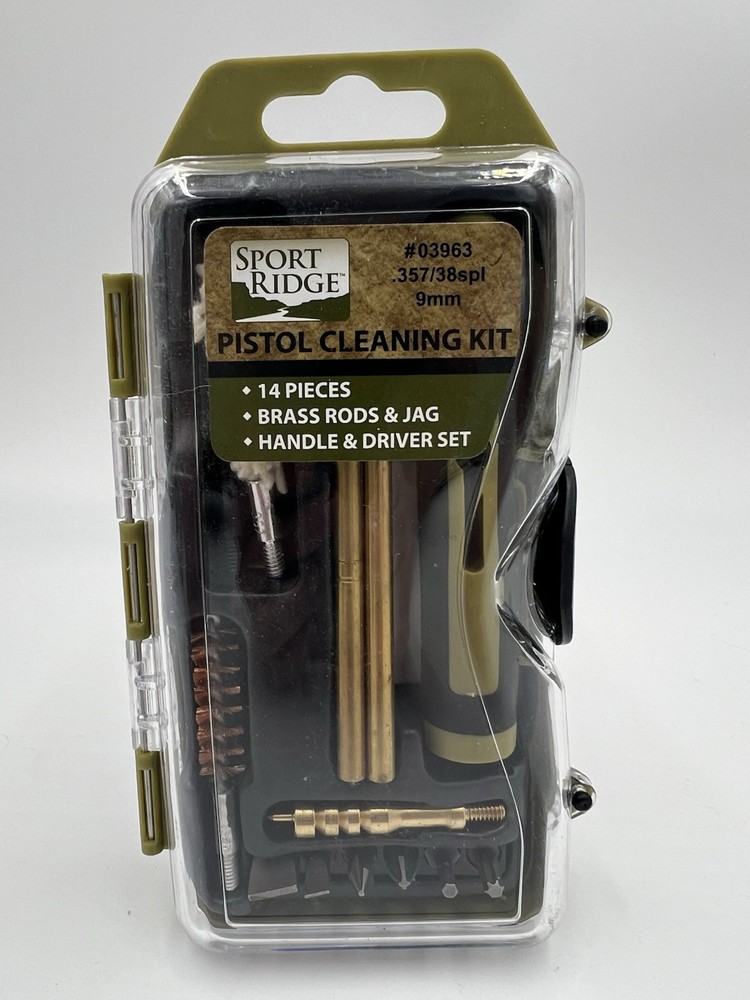 Sport Ridge 14 Piece Pistol Cleaning Kit .357 38SPL 9MM
