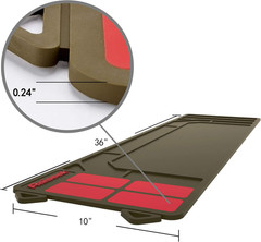 Raiseek Rifle Shotgun Cleaning Mat, Premium Large Magnetic Pad with Organizer Pa