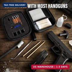 GLORYFIRE Universal Gun Cleaning Kit Fits .22 .357/9mm .38 .40 .45 Cal Handguns