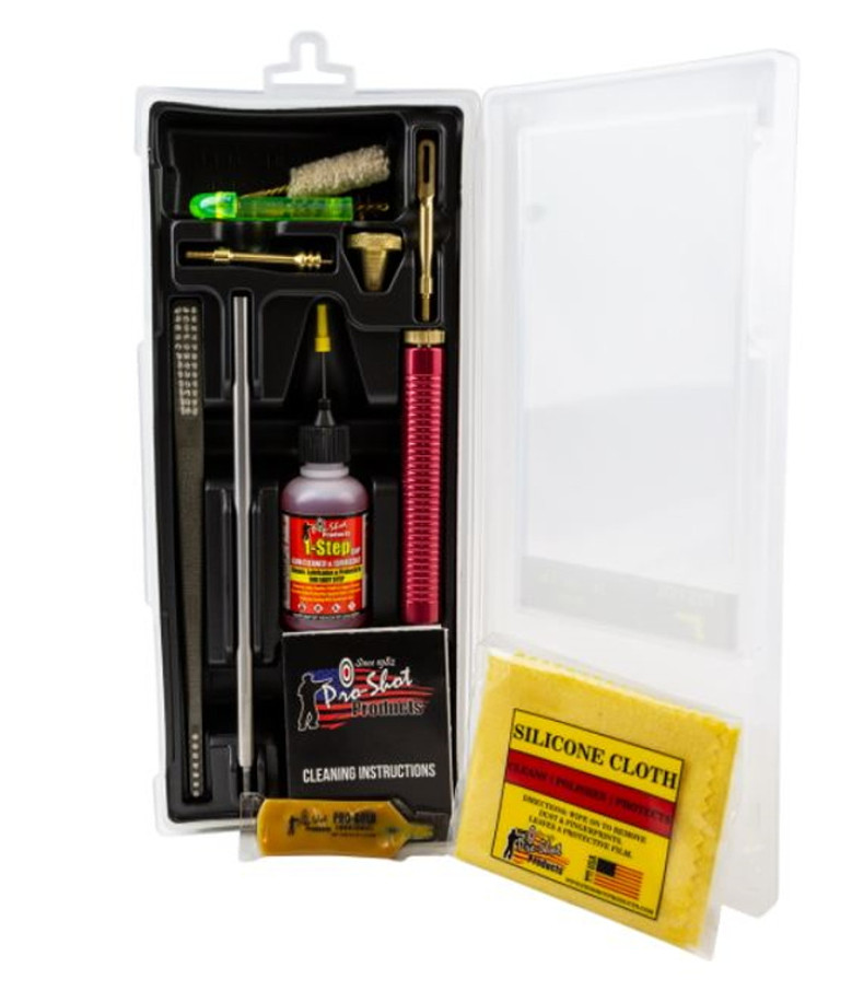 Pro-Shot – 9MM Pistol Gun Cleaning Kit For .38 – .357 Cal. / 9mm (P38-9KIT)