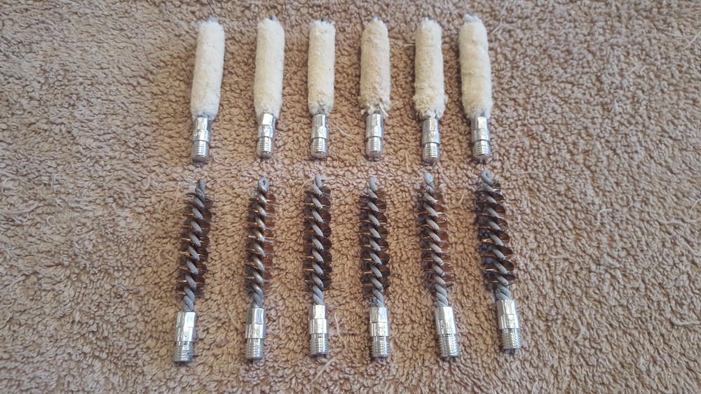 12 Pcs. 410 ga. Cleaning Bore Brushes And Swabs Caliber 410ga Shotgun