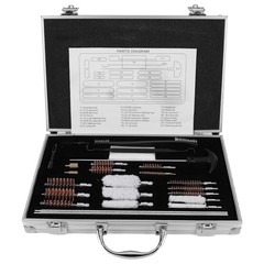 Gun Barrel Brush Box Set Kit Barrel Brush Tool for Hu nting and Gun Maintenance