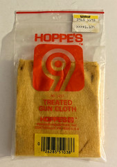 Hoppe’s Wax Treated Gun Cloth 15″ X 14″ Clean Polish Protect #1217 VINTAGE USA