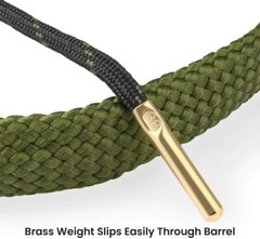 Bore Rope Gun Barrel Cleaning Snake for 38 357 380 Caliber & 9mm Rifles Pistols