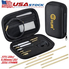 Portabe Gun Cleaning Kit for .177/22lr/5.56/22/223/.17 Rifle Pistol Muzzleloader