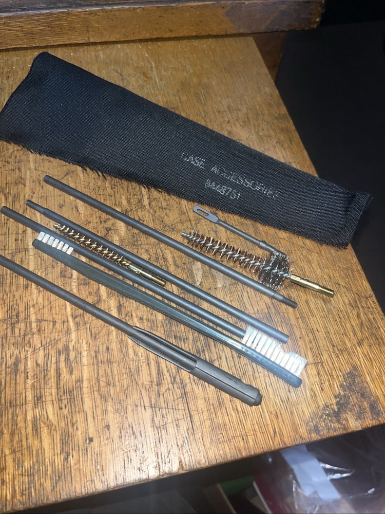 Military Cleaning Kit Case B448751 Rods Brushes New Old Stock