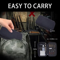 Universal Gun Cleaning Kit for.22.38.40.45 Caliber – Pistol Rifles Handgun B