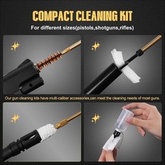 Gun Cleaning Kit Elite All Calibers For Rifles Handguns Shotguns