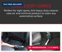 HI-TECH Vortex II Air Cleaning Gun – Pro Auto Detailing Tool for Deep Cleaning I