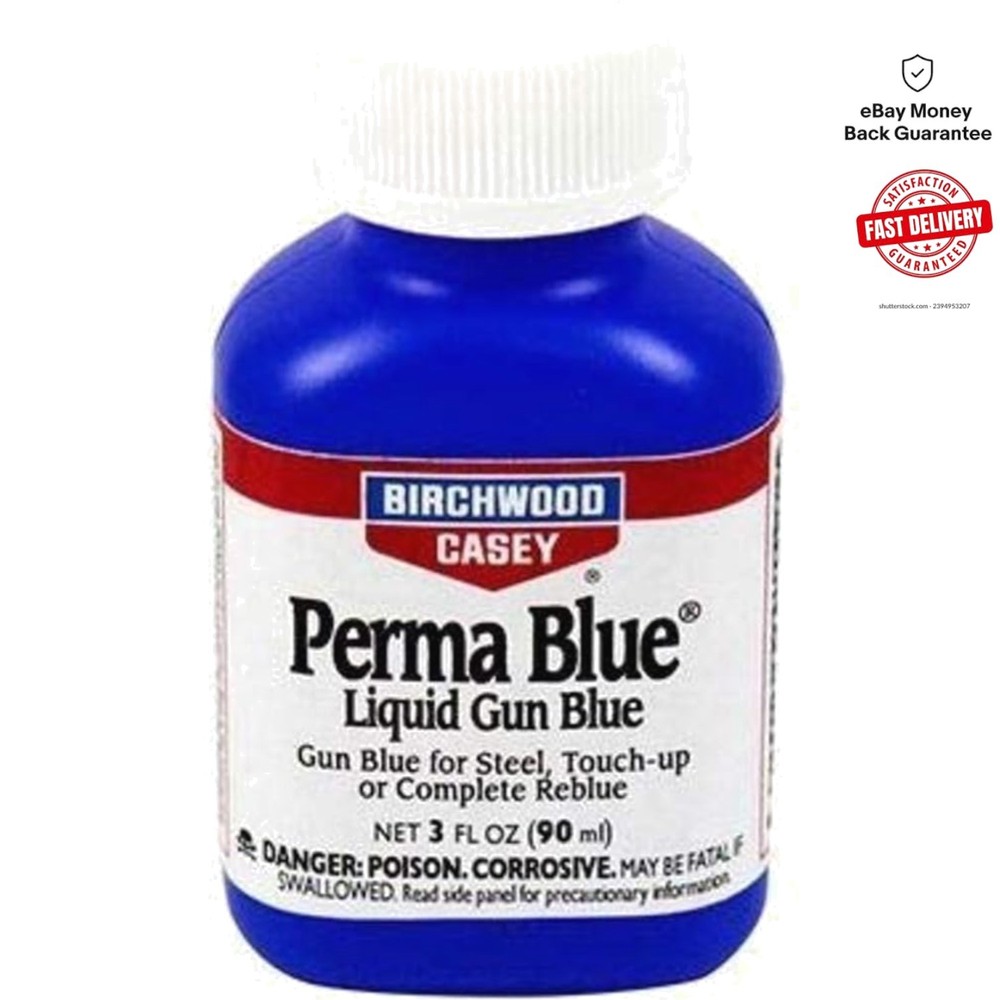 Spanish Perma Blue Liquid Gun Blue, 3.2 oz – Ideal for Fast Touch-Ups & Refinish