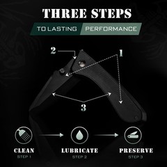 FrogLube Knife Cleaning Kit – Metal Bonding Lubricant to Prevent Rust & Corro…