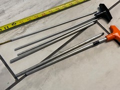 (2) Pistol Shotgun Rifle Cleaning Rods Assemblies Both Hoppe’s Aluminum